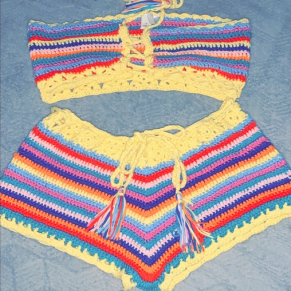 2 piece Crochet Swim Suit